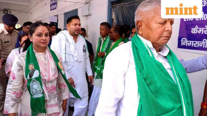Lalu Prasad Yadav's daughter Rohini Acharya blames Tejashwi for disowning family