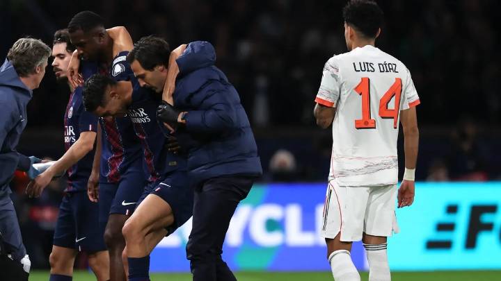 Los partidazos de la Champions League que se perdería Luis Díaz tras su expulsión vs. PSG
