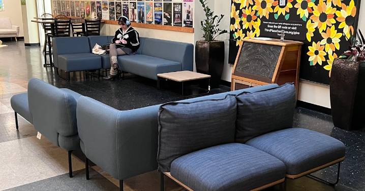 Thanks to donation - new seating at Third Place Commons