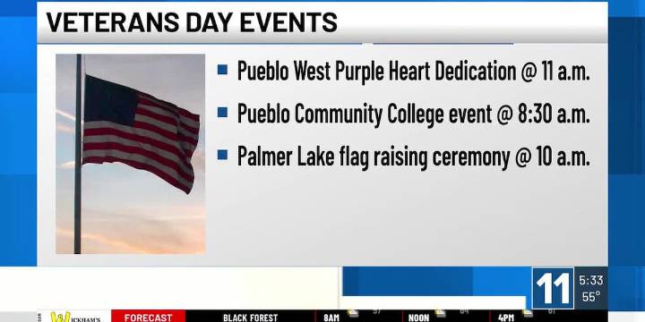 WATCH: Veterans Day events happening today!