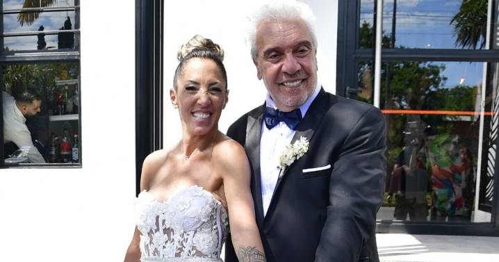 Las fotos del emocionante casamiento de Coco Sily y Chimi Meza