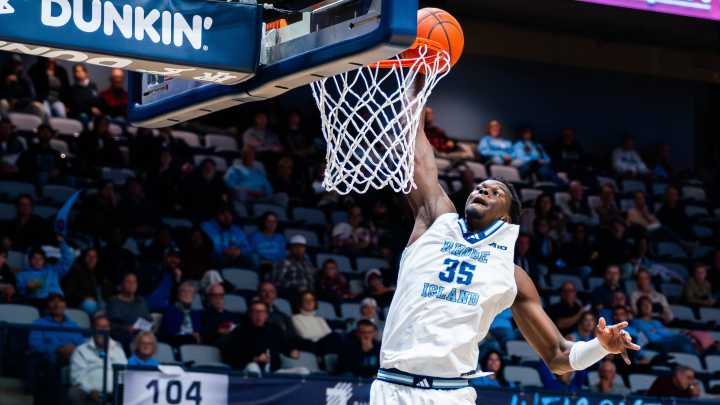 URI basketball tops Albany 80-61 Friday night at the Ryan Center