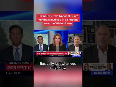 BREAKING: Two National Guardsmen involved in a shooting near the White House