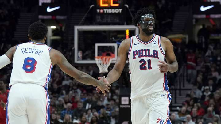 Joel Embiid, Paul George statuses revealed for 76ers