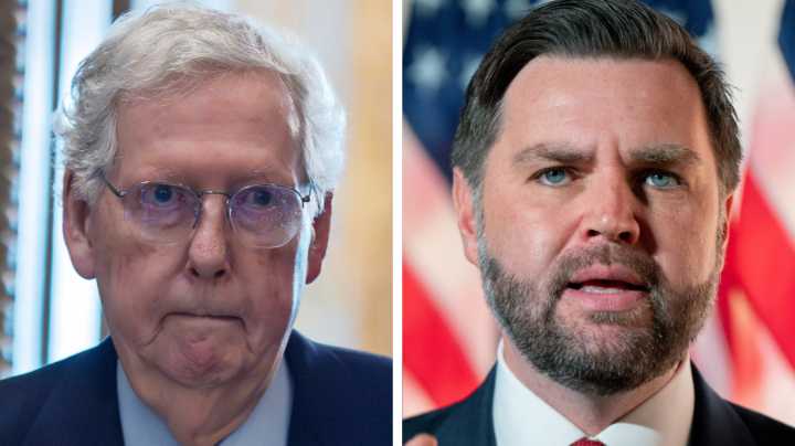 Vance fires back at McConnell over claims of Putin appeasement