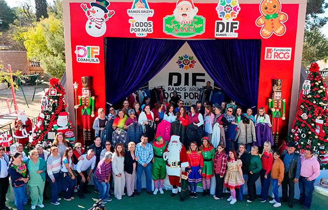 Arranca DIF Ramos Arizpe Programas Invernales en beneficio de familias