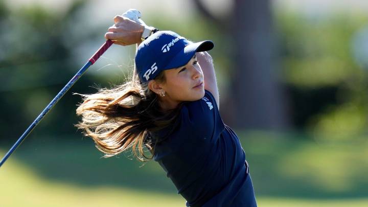 Kai Trump: Donald Trump's granddaughter struggles on LPGA Tour debut as Charley Hull starts strong at The Annika