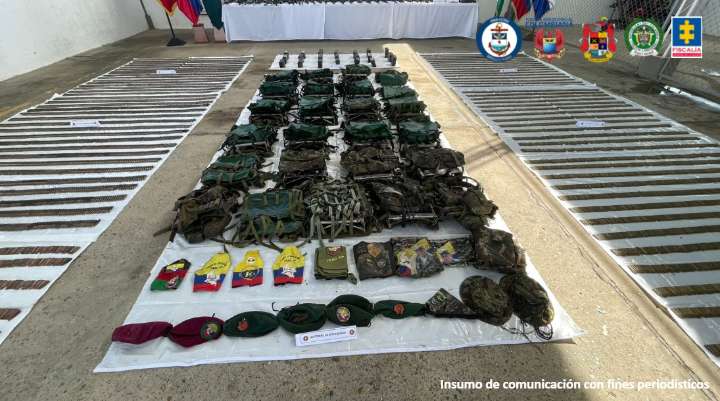 Judicializados cinco presuntos disidentes de las FARC capturados en operaciones contra alias Iván Mordisco