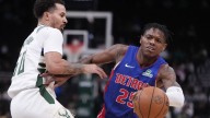 Pistons' Sasser to remain out with hip injury, evaluated in four weeks