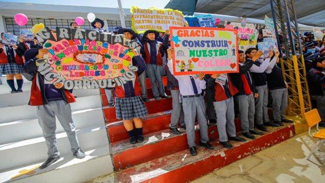 Contraloría alerta pagos irregulares y fallas críticas en construcción del colegio Víctor Raúl Haya de la Torre en Vítor