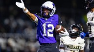 Brownsburg WR Branden Sharpe on Bulldogs' 31-0 win over Warren Central