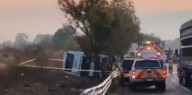 Tragedia en México: el vuelco de un colectivo dejó siete muertos y 20 heridos