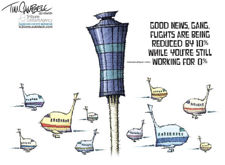 Cartoon: Fly for free