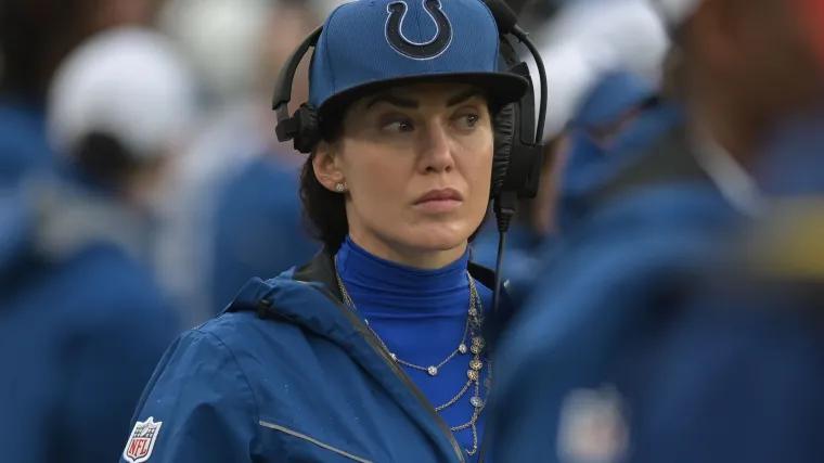 Why Colts owner Carlie Irsay-Gordon is on sideline with headset during games