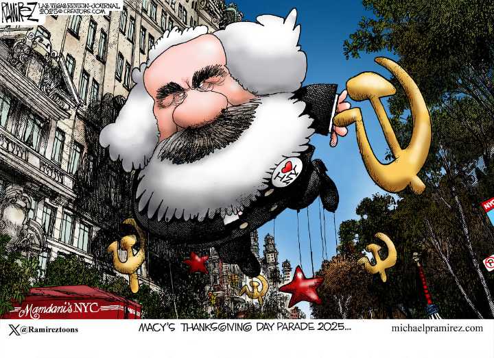 Holiday float | CARTOON | Michael Ramirez