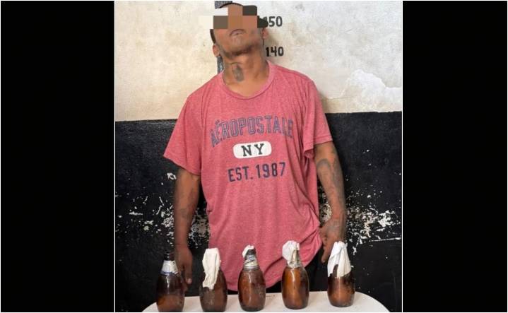 Detienen en Yucatán a un chavo con 5 bombas molotov