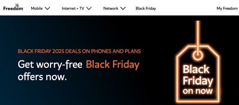 Freedom Mobile Black Friday Deals 2025: Savings on iPhone 16, Pixel 10 and More