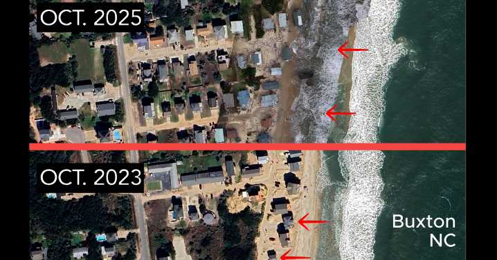 800 dump trucks of sand gone: A new look at North Carolina’s vanishing coast :: WRAL.com