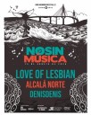 NoSinMúsica presenta cartel 2026 con Love of Lesbian, Alcalá Norte y DenisDenis