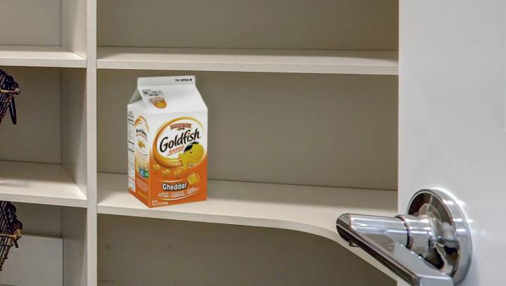 Box Of Stale Goldfish Crackers In Church Pantry Dated To Late Mesozoic Era