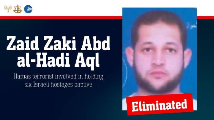 IDF Says It Eliminated Hamas Jailer Who Psychologically Tortured Six Israeli Captives