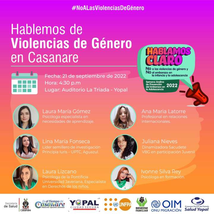 Del 19 al 23 de septiembre se celebrará la Semana Andina