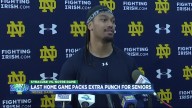 Notre Dame seniors prepare for emotional final home game