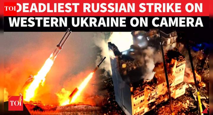 Russia’s Ternopil Strike Leaves Dozens Missing & Dead; Rescuers Race Against Time