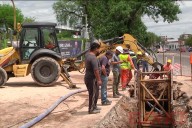 Avanza la instalación del nuevo caño maestro para mejorar la distribución de agua en Paraná