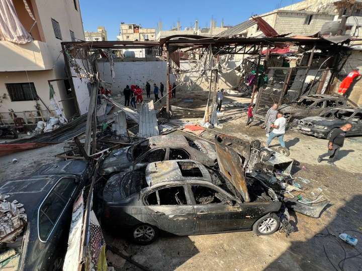 Israel Defense Forces strike Hamas training compound in south Lebanon