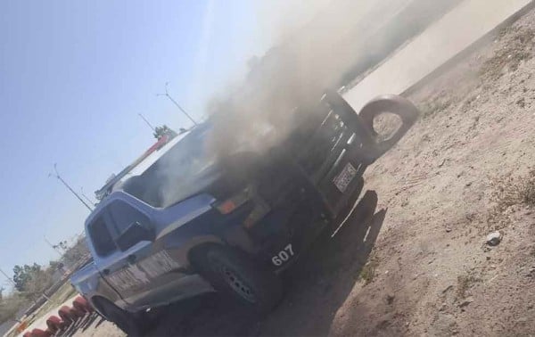 Video.- Se incendia unidad de la SSPM por falla mecánica