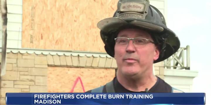 Madison-area firefighters practice skills in training burns