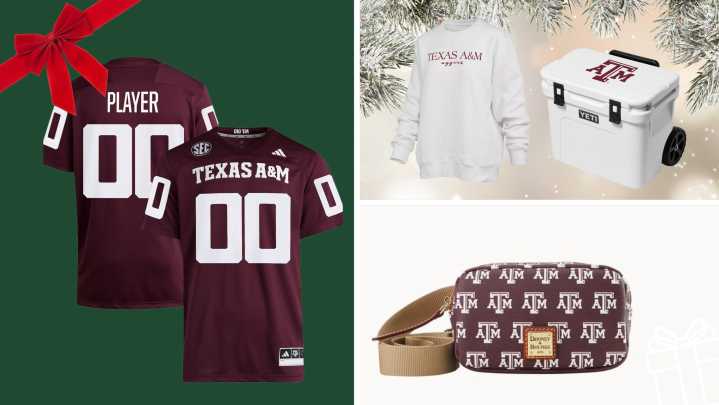 Shop our 2025 holiday gift guide for Texas A&M Aggies