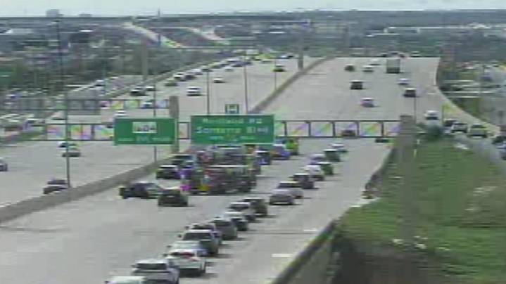 Accident involving motorcycle on Highway 281 closes down road