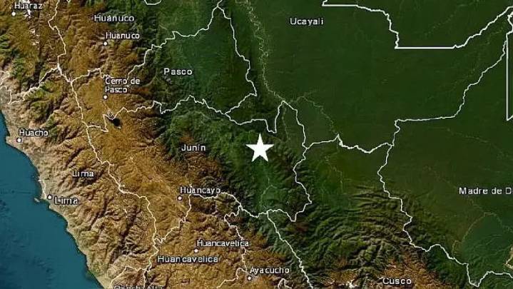 Un sismo de magnitud 4.3 remeció la región Junín esta mañana