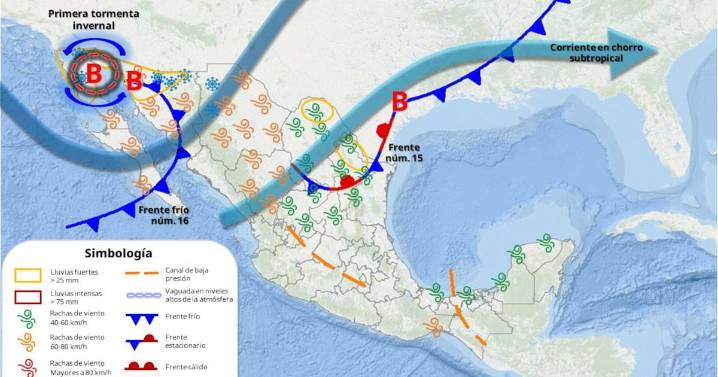 Exhorta Protección Civil BC a tomar precauciones ante tormenta invernal