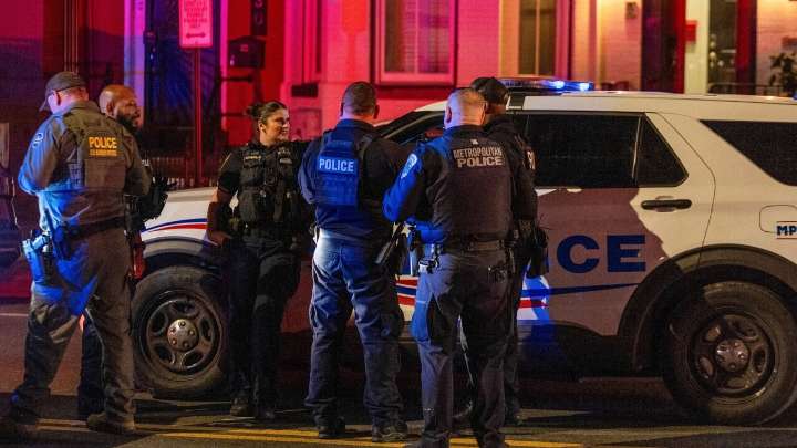 Two dead, including child and three hurt in Newark shooting as manhunt continues
