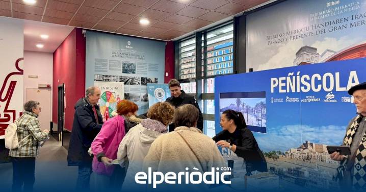 Peñíscola promociona su gastronomía en el Mercado de la Ribera de Bilbao