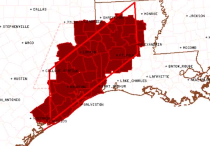 Tornado Danger Continues For East Texas, New Tornado Watch Issued