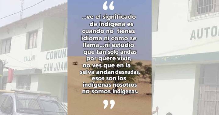 Piura: INEI guarda silencio ante denuncia de presunto racismo durante Censos Nacionales 2025