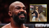 'Legit' - Jon Jones reacts as footage catches him being taken down by UFC champion Khamzat Chimaev