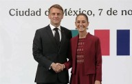 Sheinbaum y Macron acuerdan exhibir en México el Códice Azcatitlán; firman acuerdos