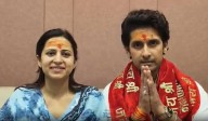 Ravie Dubey, Sargun Mehta offer prayers at Ujjain’s Mahakaleshwar Temple, attend Bhasma Aarti