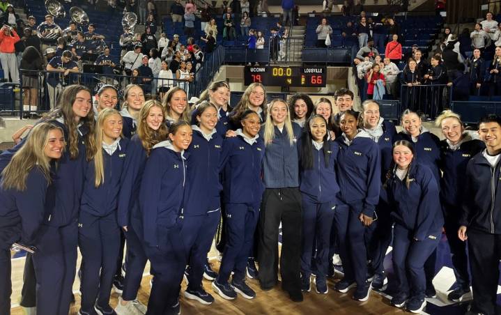 No. 1 UConn women's basketball wins Armed Forces Classic