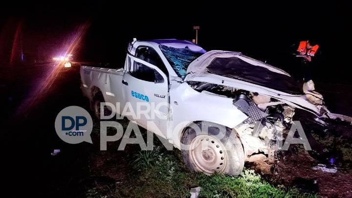 Ruta 34: choque entre una camioneta y camiones dejó dos heridos