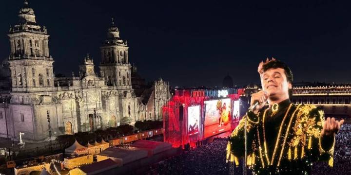 Homenaje a Juan Gabriel reúne a más de 150 mil personas en el Zócalo Capitalino