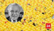Muere creador del clásico patito de goma hongkonés, LT Lam, a los 105 años
