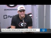 UGA players speak after 16-9 win over Georgia Tech