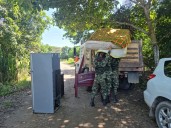 El Ejército Nacional apoya al municipio de Pore, afectado por la ola invernal