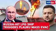 LPG Tanker 'Orinda' BURNS: Russian Attacks Damage Odesa Ports